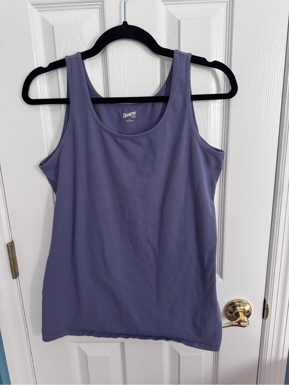 Duluth Trading Co Women’s Purple Scoop Neck Tank